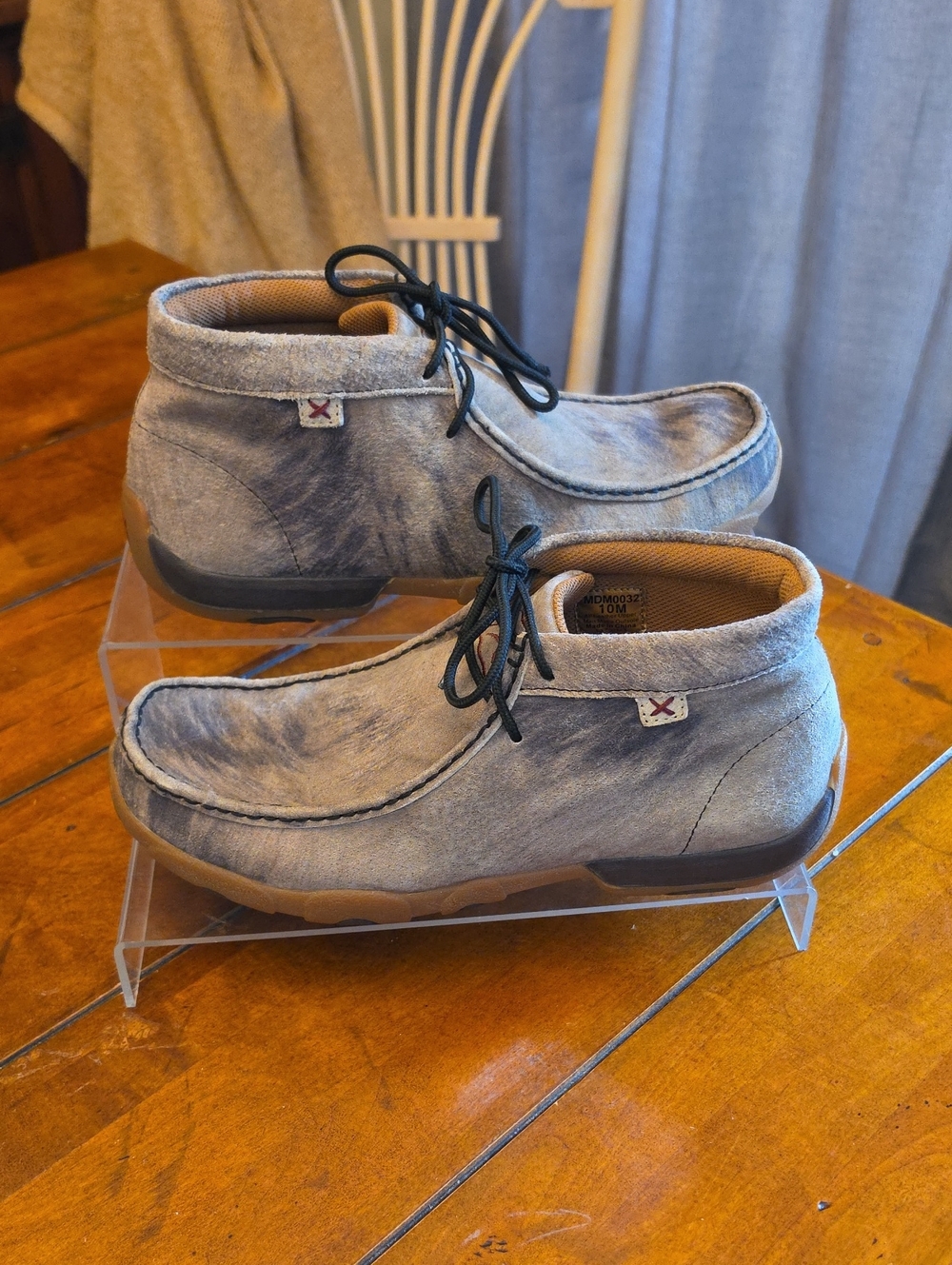 TWISTED X | LEATHER CHUKKA BOOTS | DRIVING MOCS | MEN'S SIZE 10M